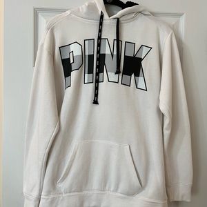 PINK white hoodie